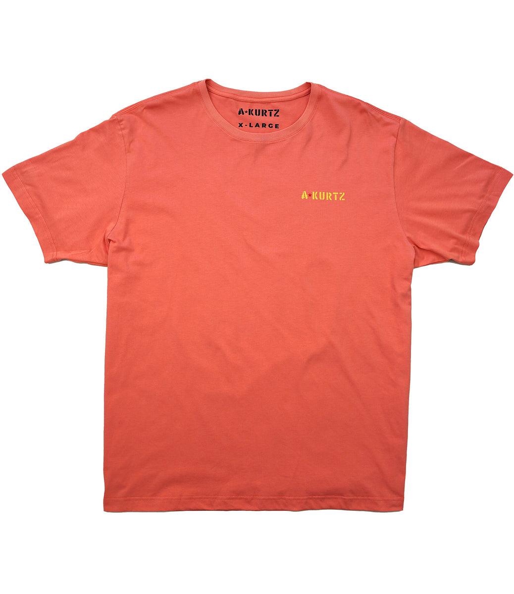 Cross X Seamless T-Shirt, Coral