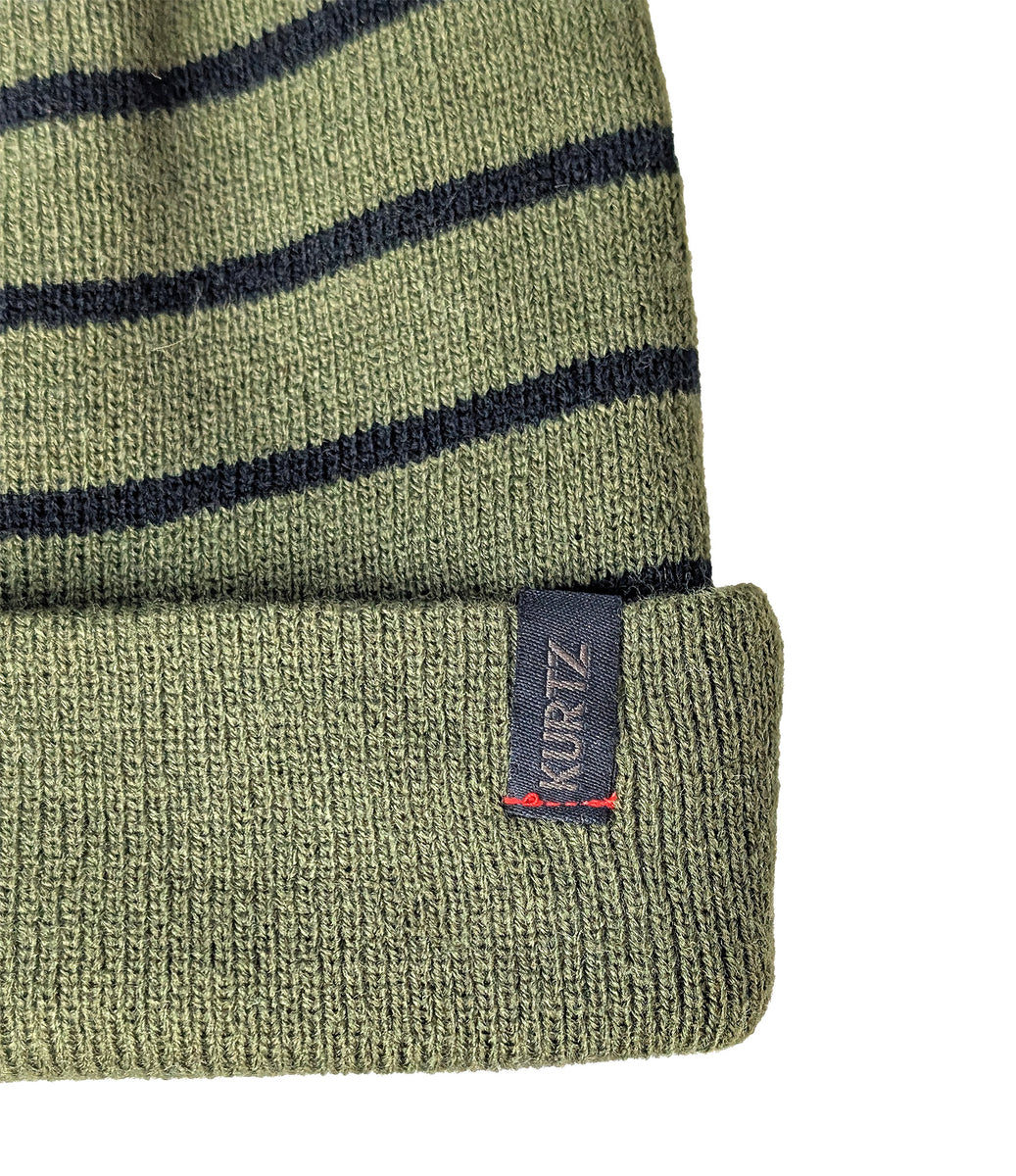 Striped Beanie -Deck Stripe Hat – AKurtz.com
