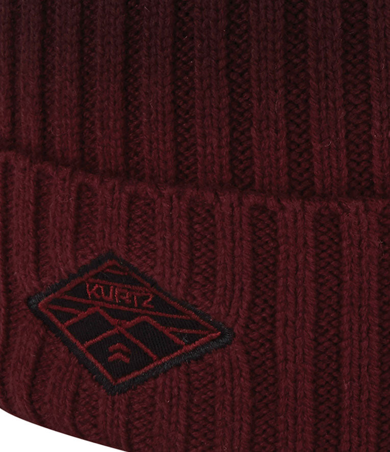 Cotton Knit Watchcap - Red
