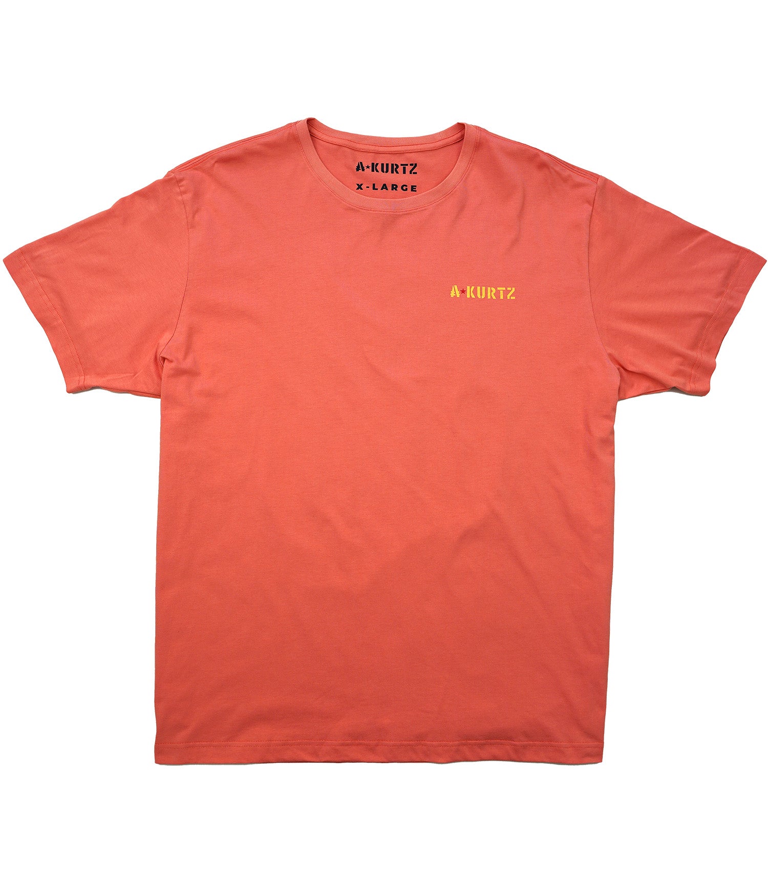 Beach Graphic Tee - Coral - Front