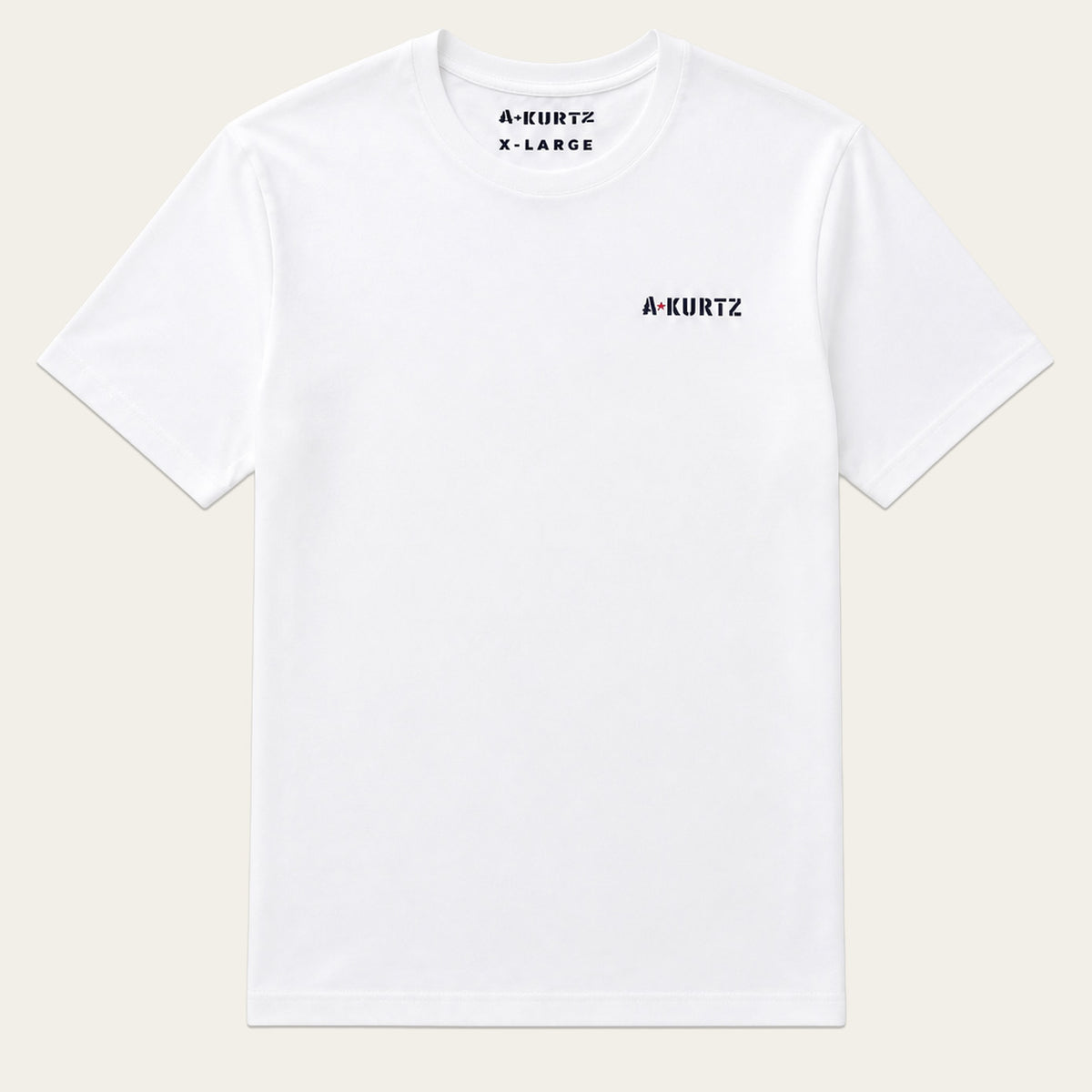 T-shirt z nadrukiem plażowym – przód |color:white
