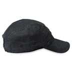 Cappellino camp a cinque pannelli nero  |color:Black