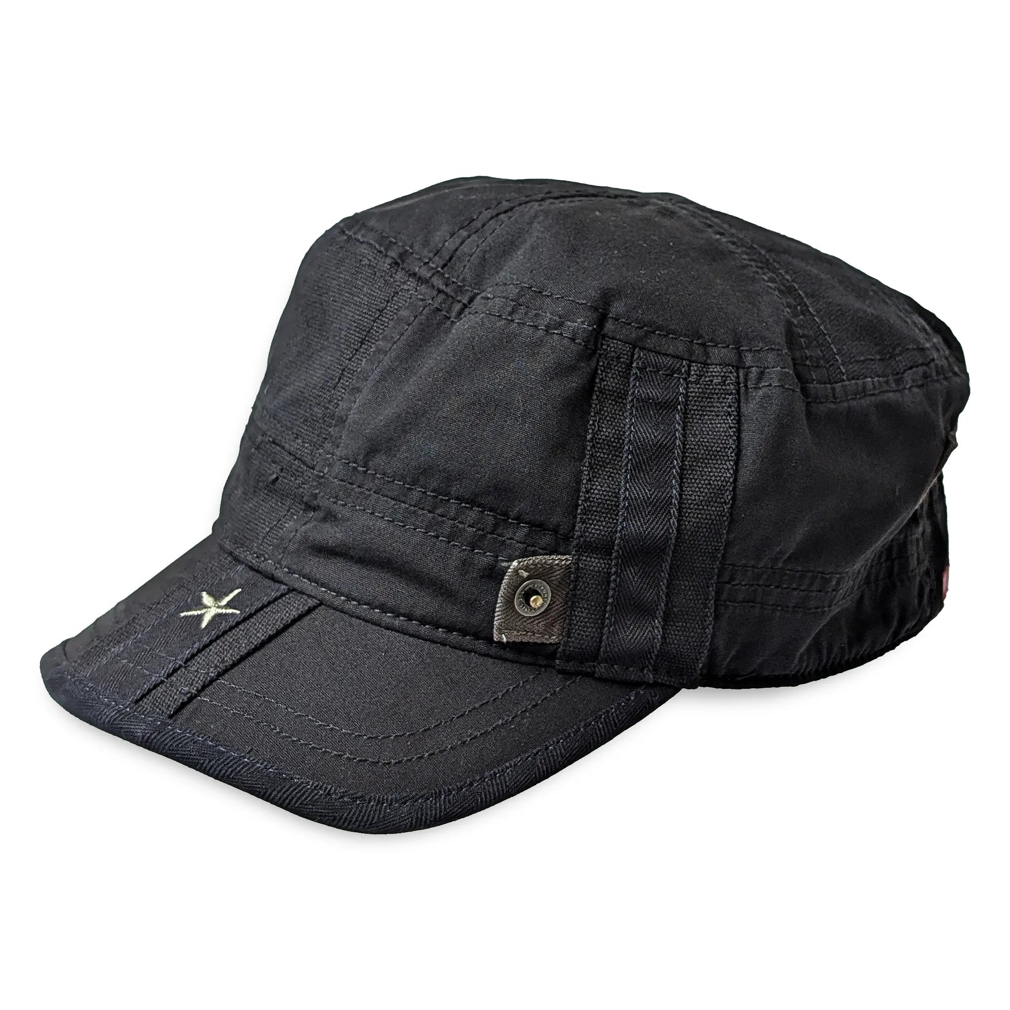 Cadet Cap - Black - Front Left