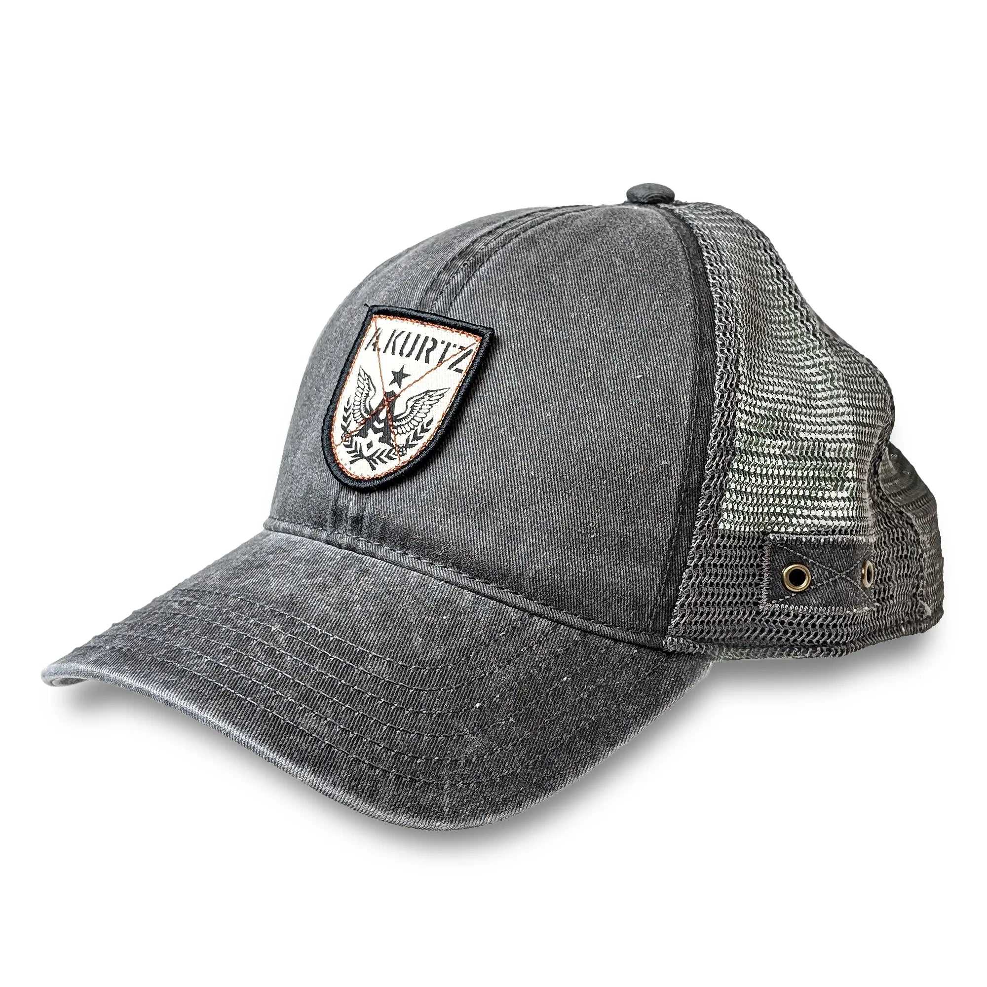 Fighter Pilot Hat - Jet Pilot - Gray -Front Left