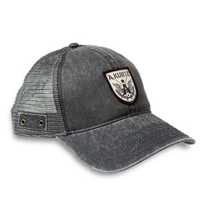 Fighter Pilot Hat - Jet Pilot - Gray -Front Right