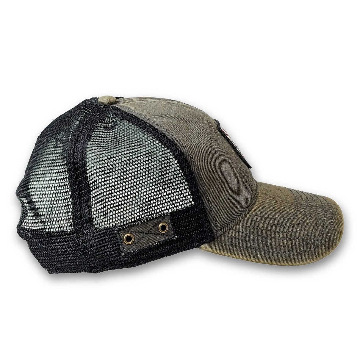 Fighter Pilot Hat - Jet Pilot - Olive -Right
|color:Olive/ Black Jet Wash 