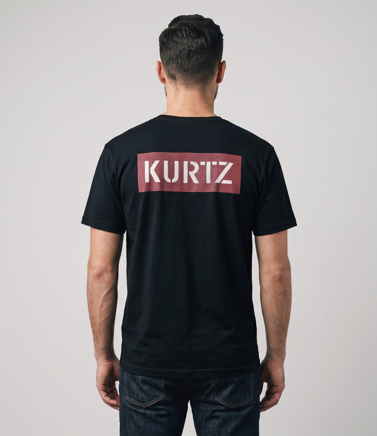 T-shirt con grafica A. Kurtz nera  |color:black