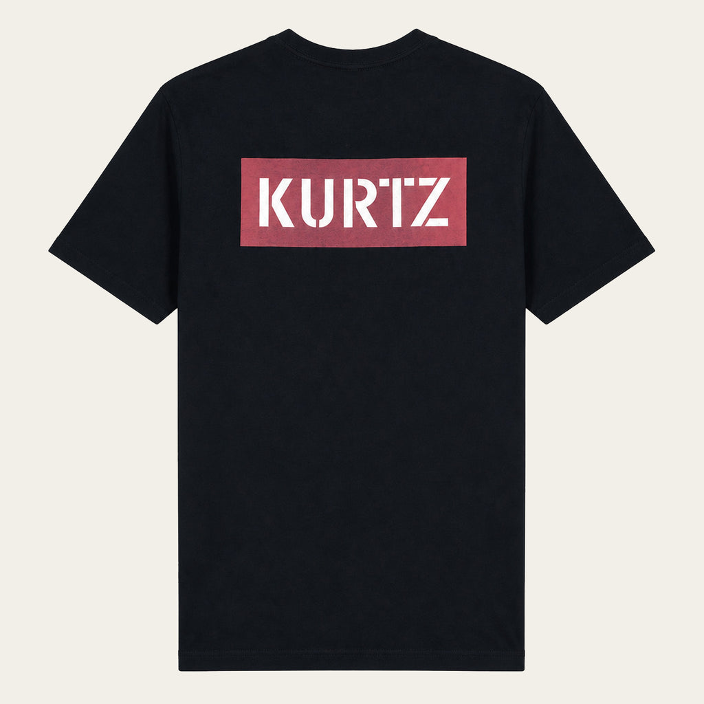 T-shirt con grafica - Fritz - Nero - Retro |color:black