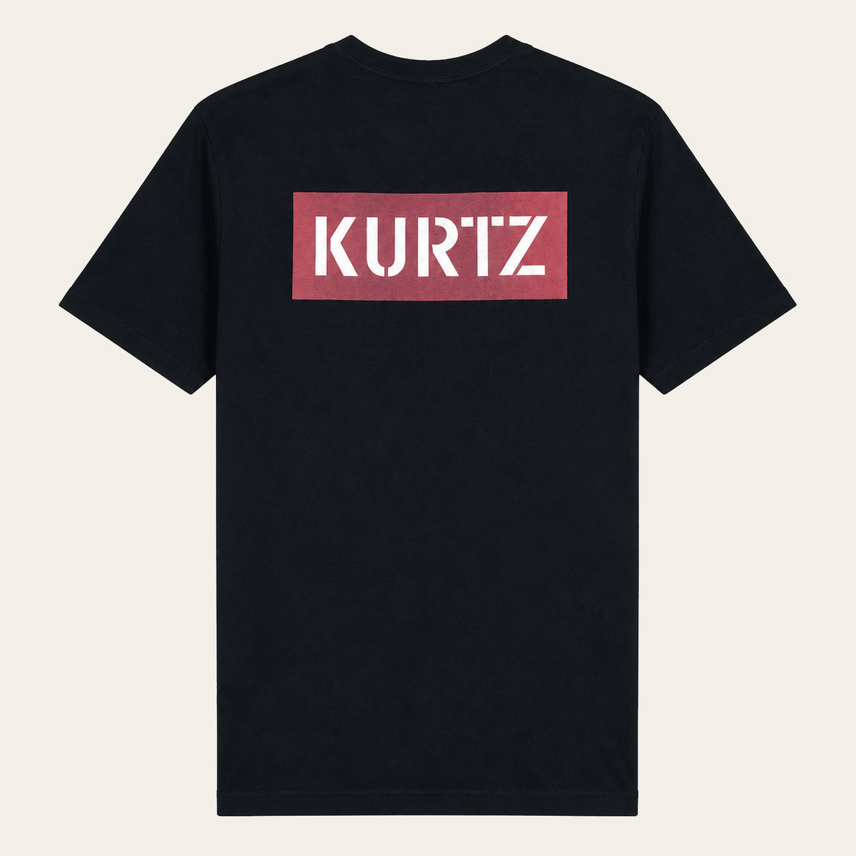 Graphic T-Shirt - Fritz - Black - Back |color:black