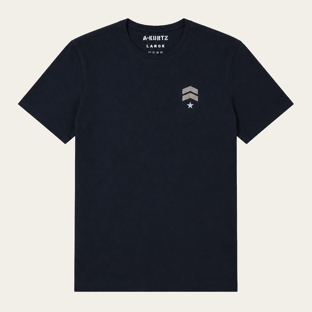 T-shirt z nadrukiem – Fritz krótki rękaw czarny | color:black