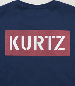 Graphic T-Shirt - Fritz Navy Kurtz Logo