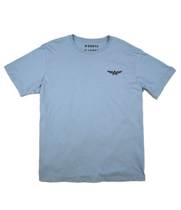 Graphic Tee Shirt - Blue - Front