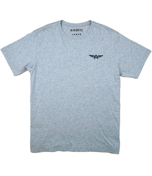 Graphic Tee Shirt - Gray - Front