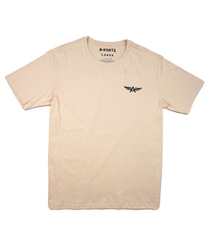 Graphic Tee Shirt - Sand - Front
