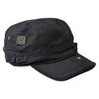 Cappello militare fashion - Nero - Fronte destro