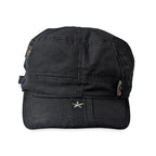 Cappello militare fashion - Nero - Fronte
