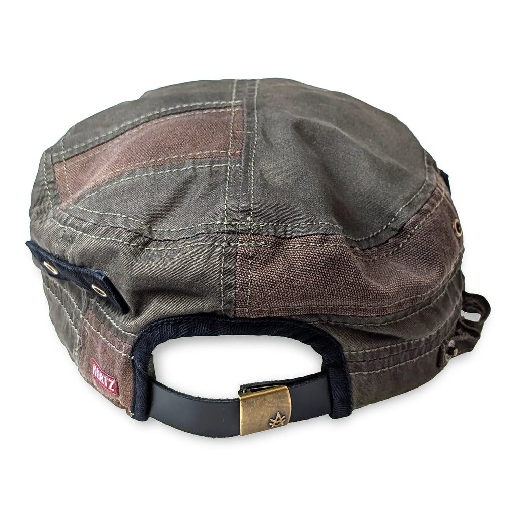 Cappello in stile militare - Oliva - Retro