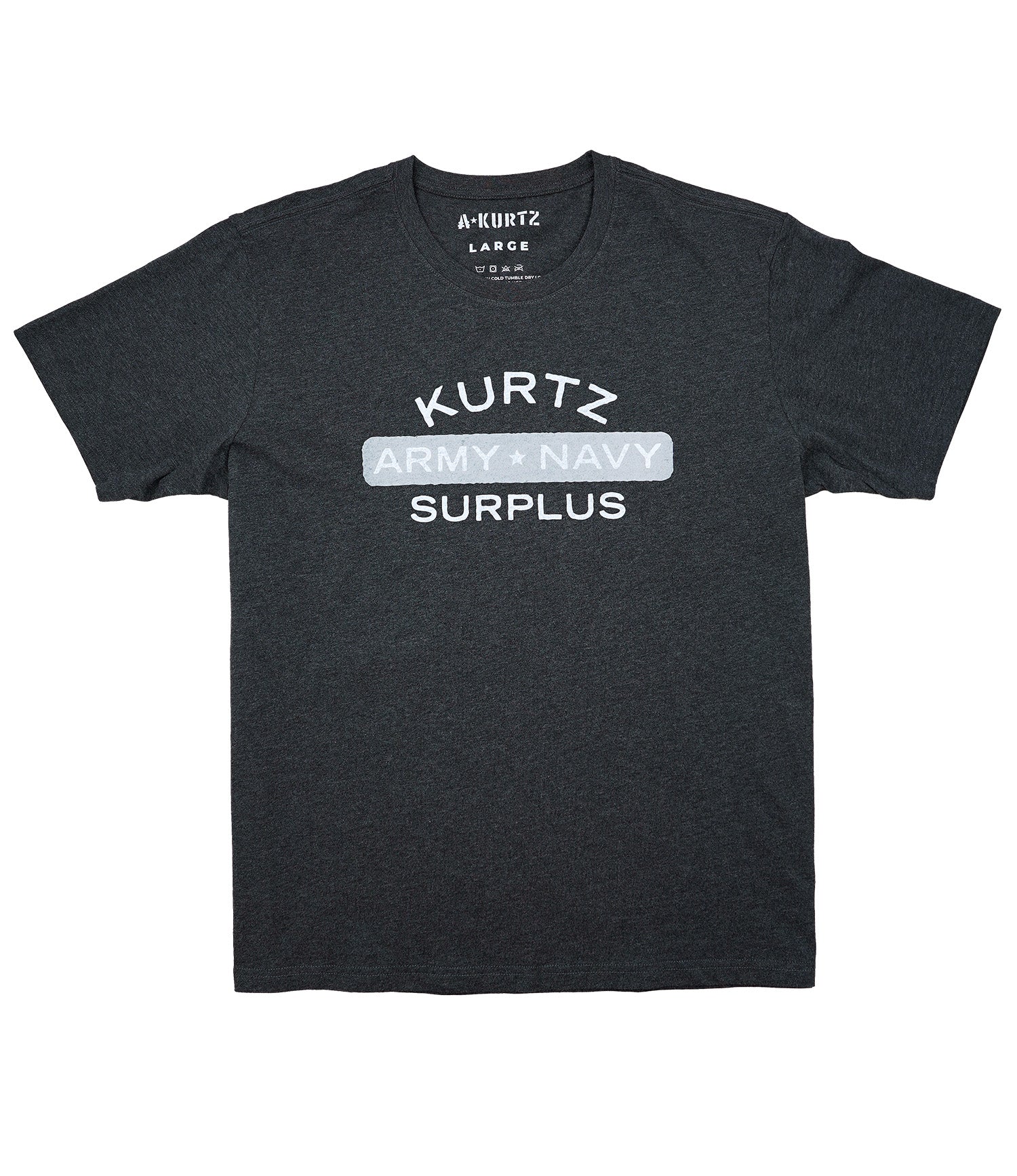 Military Surplus Tee - Gray - Front