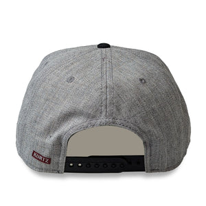 Snapback Trucker Cap - Grey - Back