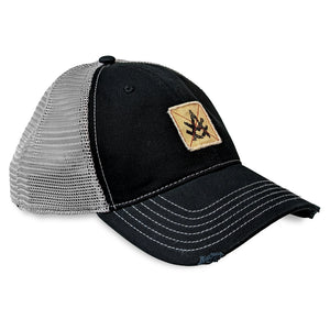 Stylish Baseball Cap - Black - Front Right - Tad