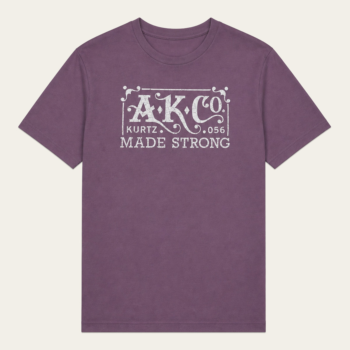 T-shirt vintage – tył  | color:Amethyst Ash