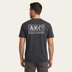 T-shirt vintage – tył – na modelu  | color:Charcoal