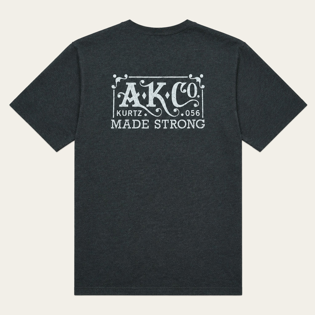 T-shirt vintage – tył  | color:Charcoal