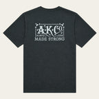 T-shirt vintage – tył  | color:Charcoal