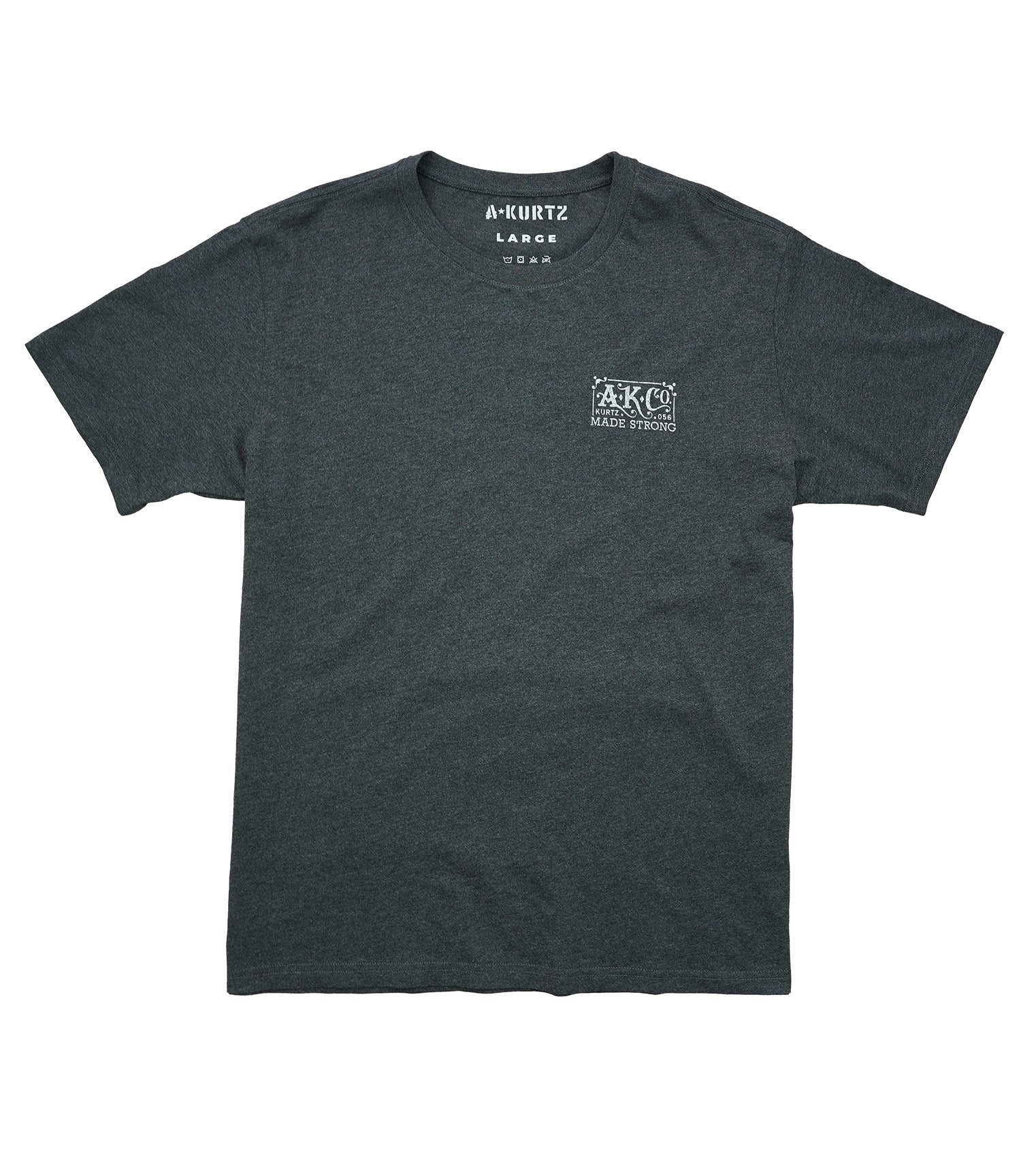 Vintage Tee - Charcoal - Front