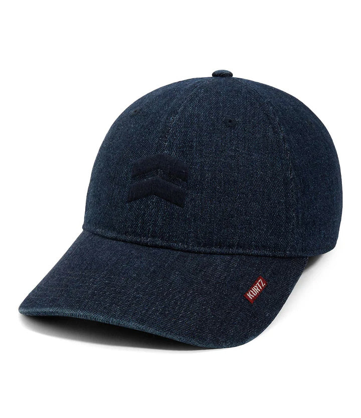 Cappellino da baseball in denim