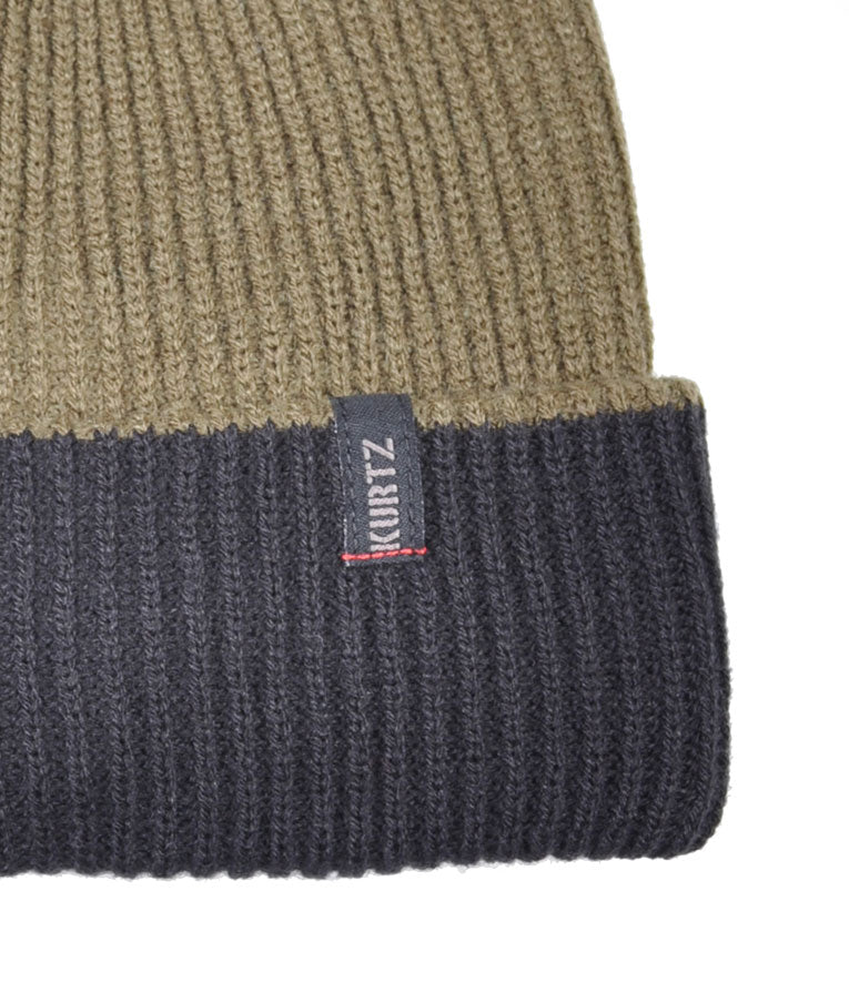 Czapka watch cap z wełny merino |color:Military Black