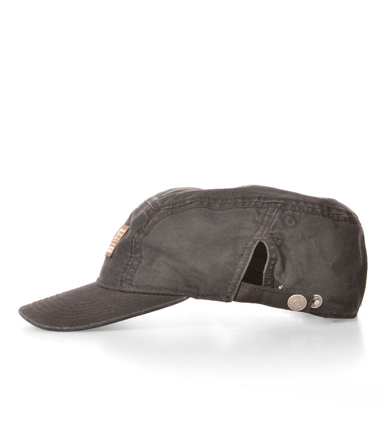 Płócienna czapka camp – Diego – czarna
