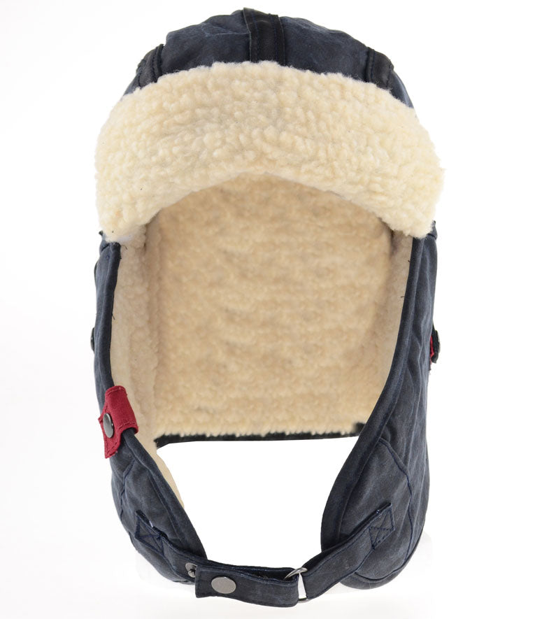 Czapka pilotka Major – czarna  |color:Black