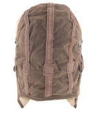Skórzana czapka pilotka – brązowa |color:Military Brown