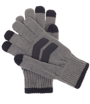 A Kurtz Rebel Wool Knit Gloves - Grey