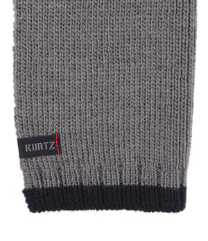 A. Kurtz Rebel Wool Scarf - Grey - Logo