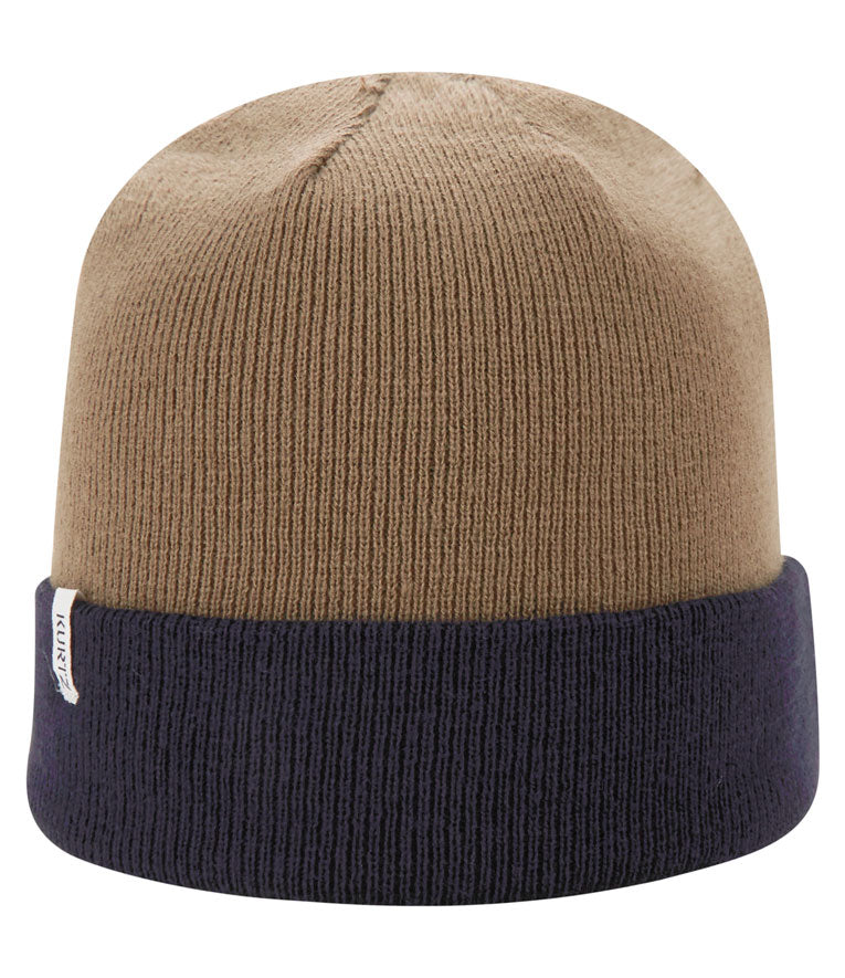 Czapka beanie z wywinięciem A. Kurtz – granatowa