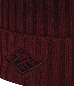 Cotton Knit Watchcap - Red
