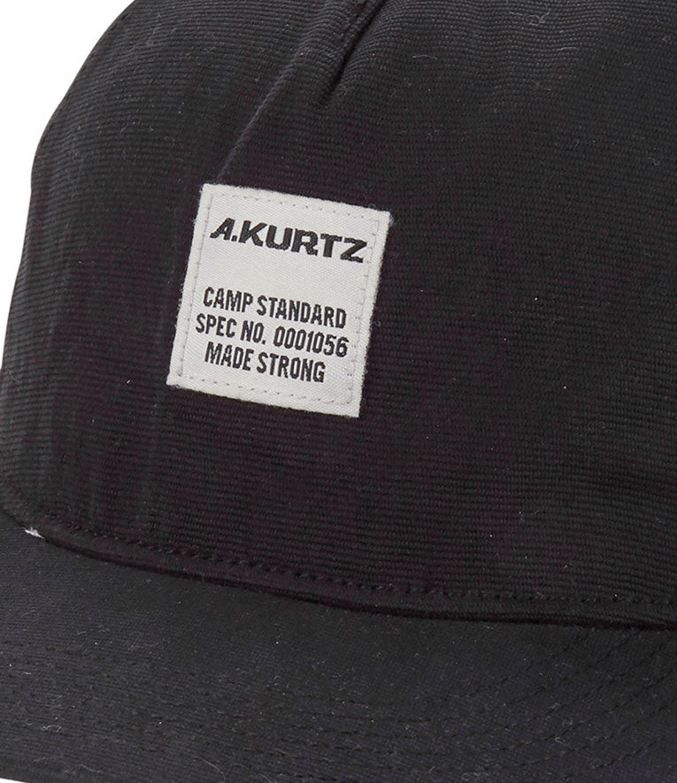 Akurtz Moutain Flex Baseball Cap - Black - Front Logo |color:Black