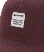 Akurtz Moutain Flex Baseball Cap - Dark Red - Front |color:Dark Red