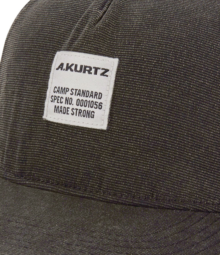 Akurtz Moutain Flex Baseball Cap - Front |color:Military