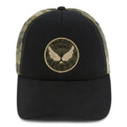 Cappellino da baseball in schiuma con retro mimetico