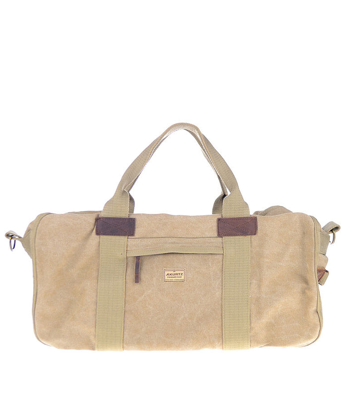 kurtz Chestnut Canvas Weekender TAN Hotsell Clothing
