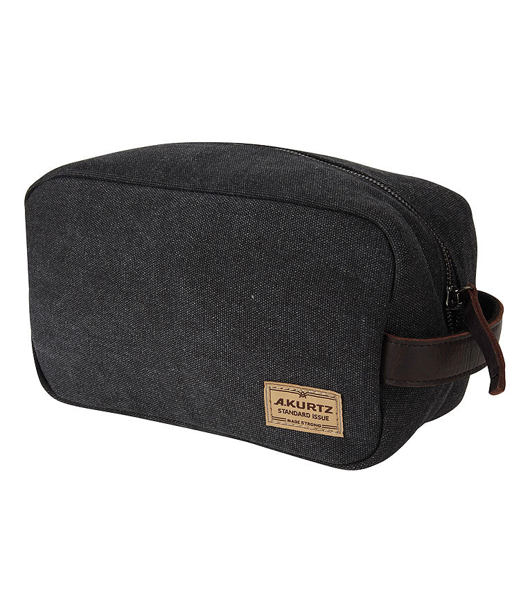 Płócienna kosmetyczka Dopp Kit – czarna