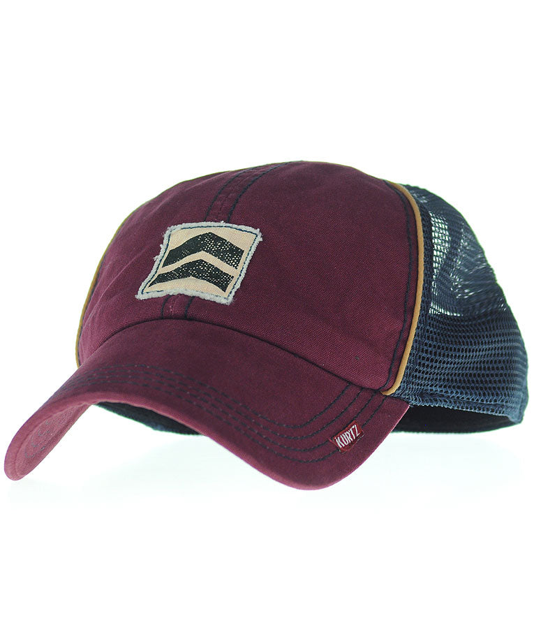 Elastic Baseball Cap - Torch Red |color:Dark Red