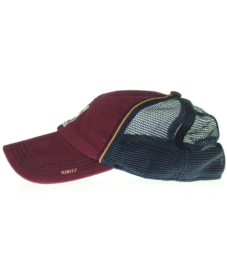 Elastic Band Baseball Cap - Torch Red |color:Dark Red
