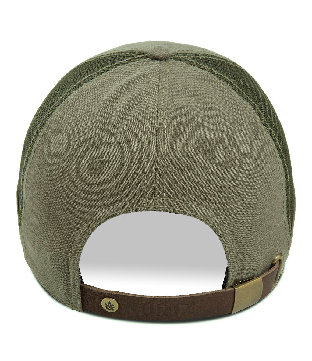 Chiusura cappellino da baseball Point in rete - Verde |color:Fatigue Green
