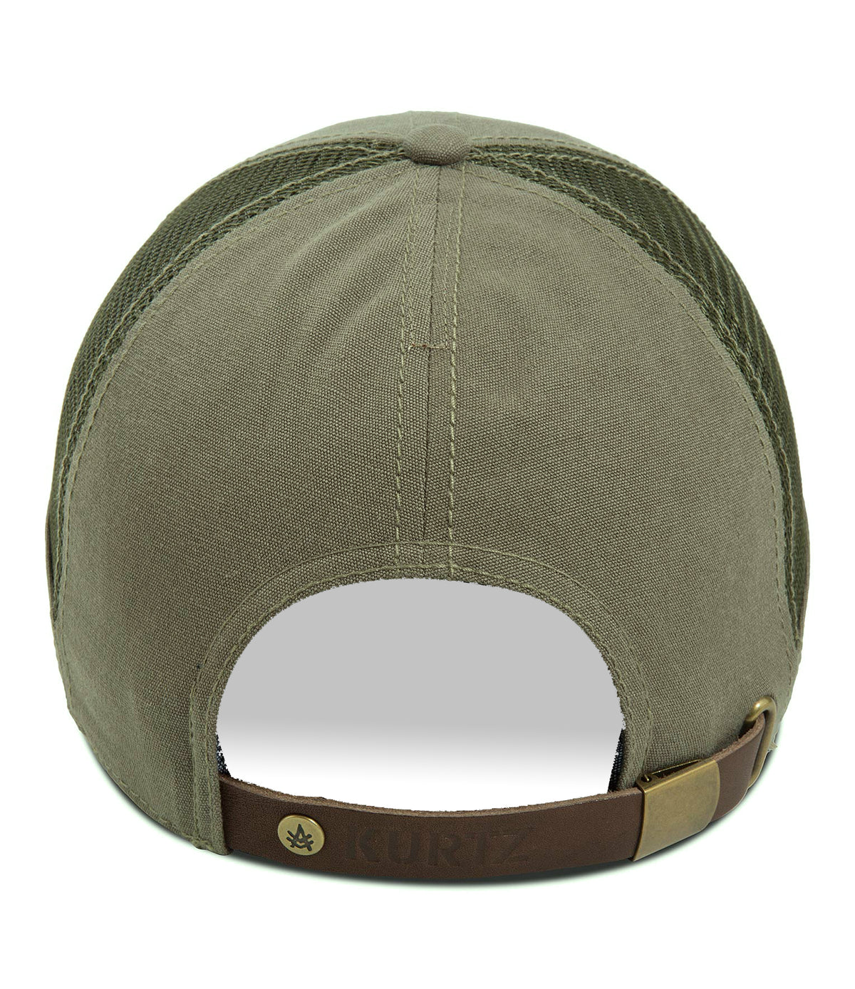 Chiusura cappellino da baseball Point in rete - Verde |color:Fatigue Green