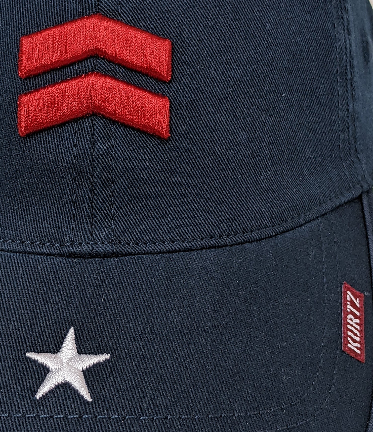 Stretch Fit Baseball Cap - Crown Navy