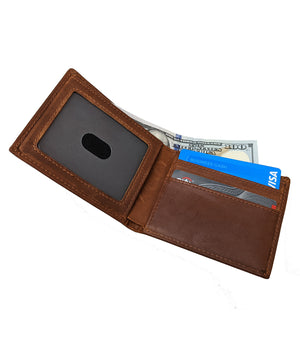 Genuine Leather Bifold Wallet